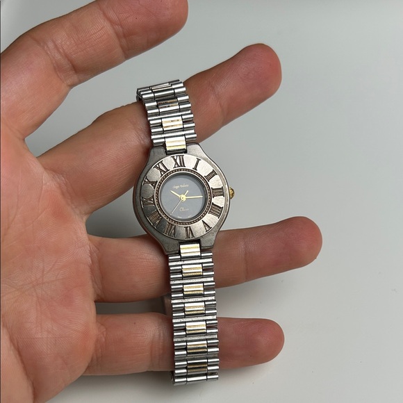 Vintage Sergio Valente stainless steel round watch - Picture 1 of 13